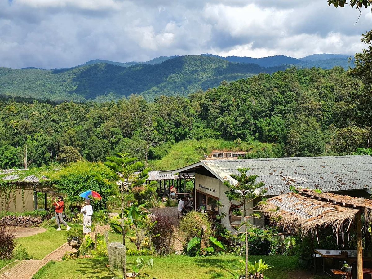 Baan Kang Wat artisan village nestled in lush greenery